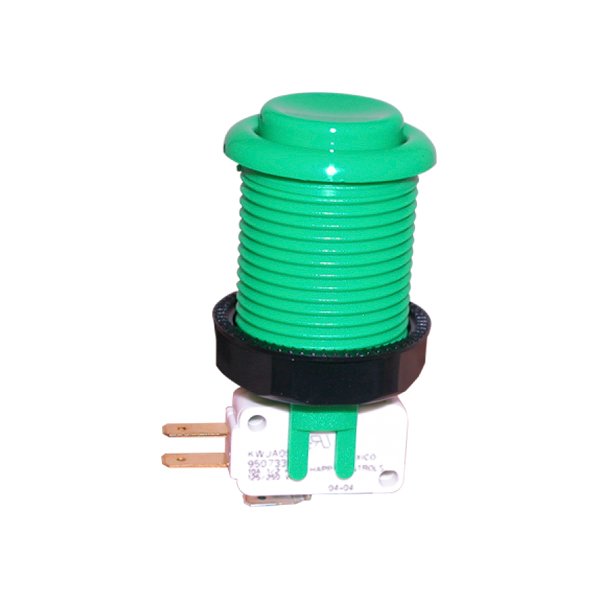 10 Pulsador verde con Microswitch Horizontal - Image 1