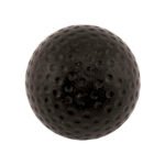 3" Bola de plástico, Negro, Dimple (no para uso en juegos con sensores ópticos)