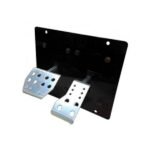 Dual Pedal Assembly with Perforated Pedals, Harness & Potentiometer