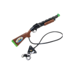 Asamblea escopeta para Big Buck HD, Negro con Grano de madera, Butt Verde|||